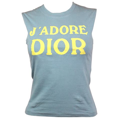 dior tank top blue|j'adore Dior tank top.